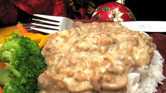 My Mom's Hamburger Stroganoff recipe