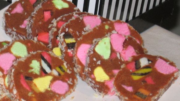 New Zealand Lolly Log Cake recipe