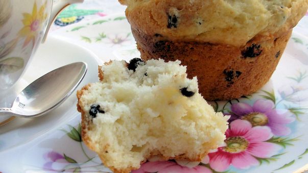 Melt In Your Mouth Blueberry Muffins recipe