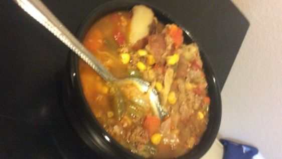 Ground Beef Cabbage Stew recipe