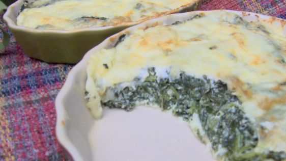 Low Carb Muenster Spinach Pie recipe