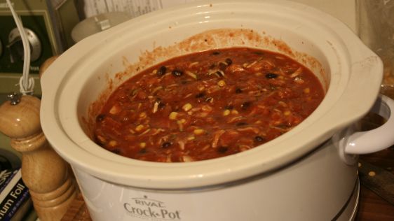 Mexican Two Bean Chicken Chili recipe