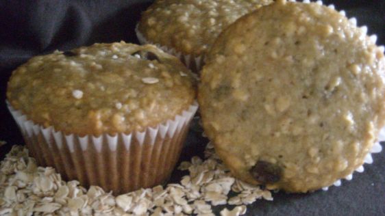 Oatmeal Banana Muffins recipe