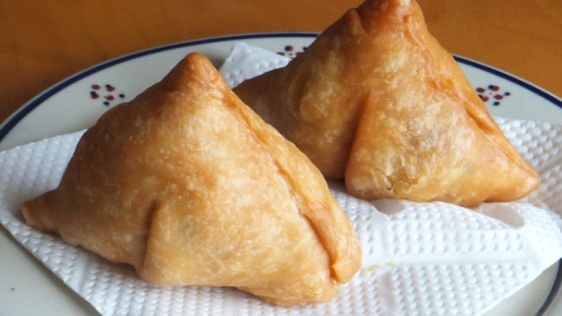 Potato And Coriander Samosas recipe