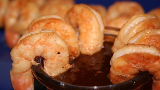 Thai Shrimp Kabobs With Hot Ginger Sauce recipe