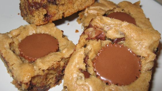 Chocolate Stuffed Peanut Butter Brownies recipe