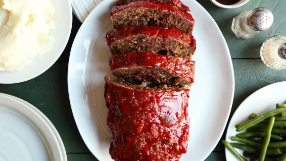 Awesome And Simple Italian Garlicky Meatloaf recipe