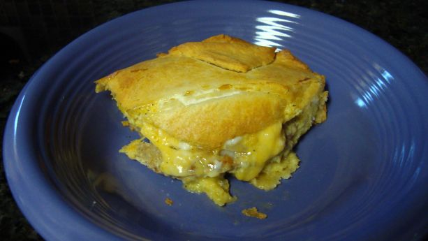 Sausage Crescent Breakfast Casserole recipe