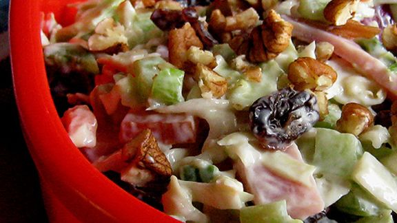Ham Cole Slaw Salad recipe