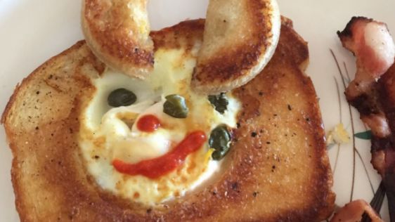 Bunny In The Hole Sandwich recipe