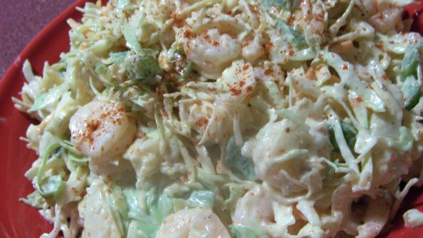 Shrimp Cole Slaw recipe