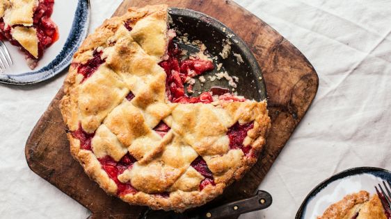 Strawberry Rhubarb Pie recipe