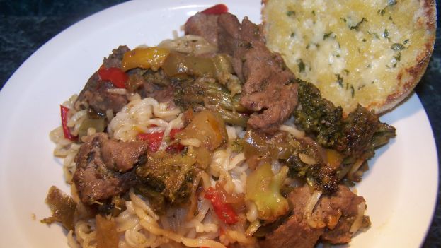 Beef Ramen Stir Fry recipe