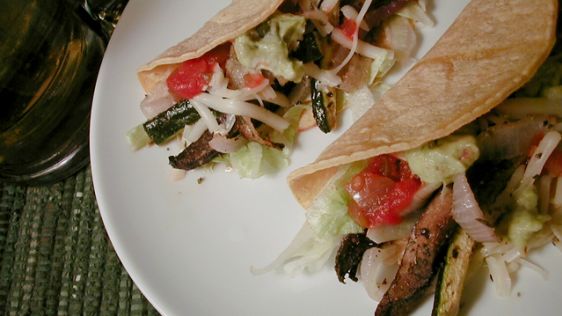 Portabella And Zucchini Tacos recipe