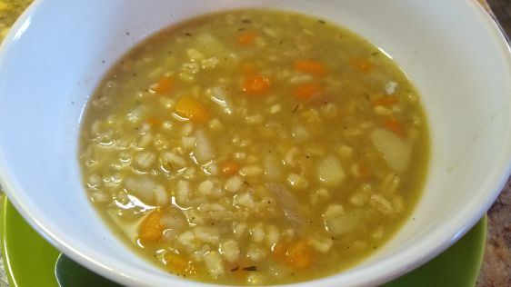 Sarah's Potato Barley Soup recipe