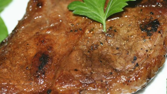 Marinated Grilled New York Strip Steaks recipe