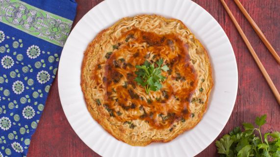 Ramen Noodle Egg Foo Yung recipe