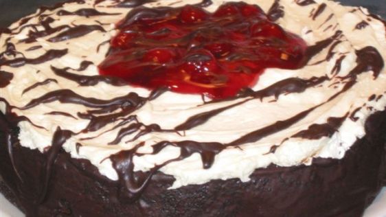 Nana's Chocolate Cherry Cake recipe