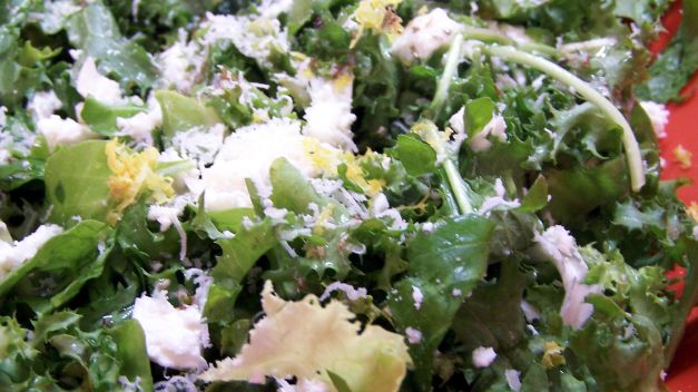 Cheese And Green Leafy Salads Formally Known As Watercress And recipe