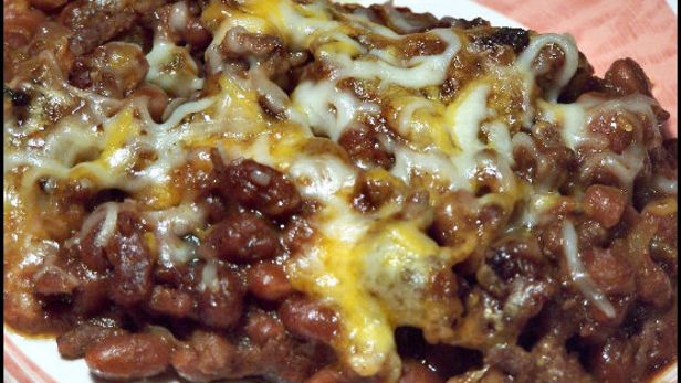 Kittencal's Baked Beans And Ground Beef Casserole recipe
