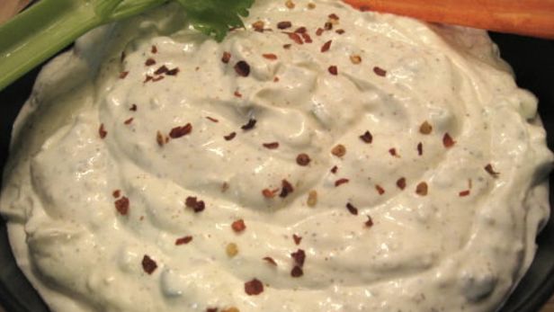 Blue Cheese And Roasted Garlic Dip Spread recipe