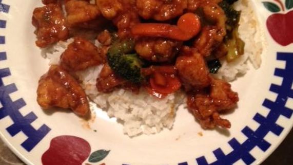 Applebee's Crispy Orange Chicken Bowl recipe