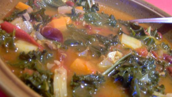 Vegetarian Portuguese Kale Soup recipe