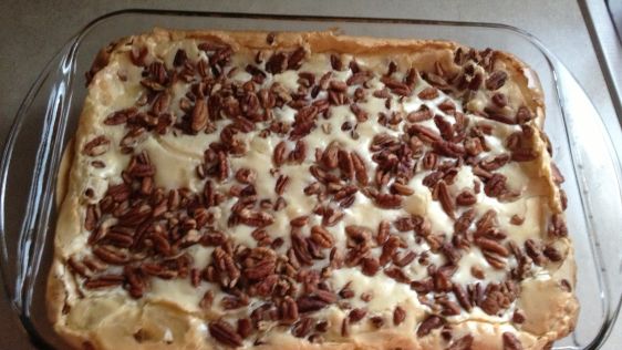 Butter Pecan Cake Brownies recipe