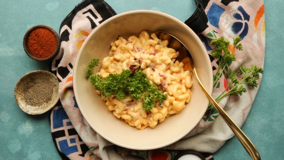 Meatless Italian Macaroni Bake recipe