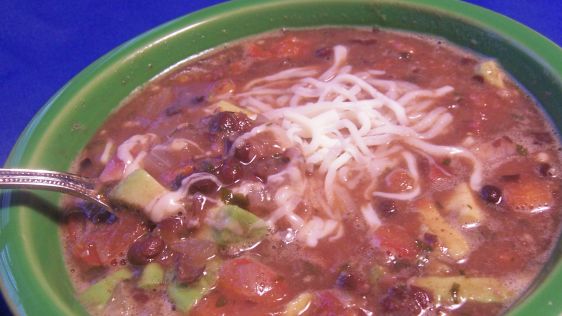 Black Bean And Avocado Soup recipe