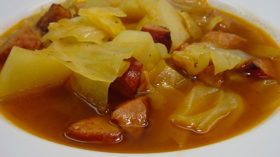 Cabbage Sausage And Potato Stew recipe