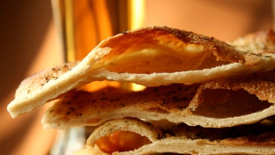 Crispy Beer Flat Bread recipe