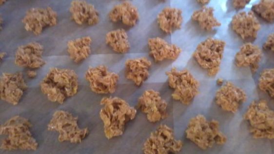 Peanut Butter Corn Flakes Cookies recipe