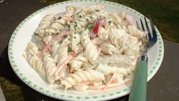 Melt In Your Mouth Macaroni Salad recipe