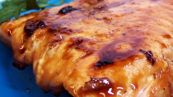Maple Chipotle Glazed Salmon recipe