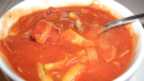 Pepperoni Pizza Soup recipe