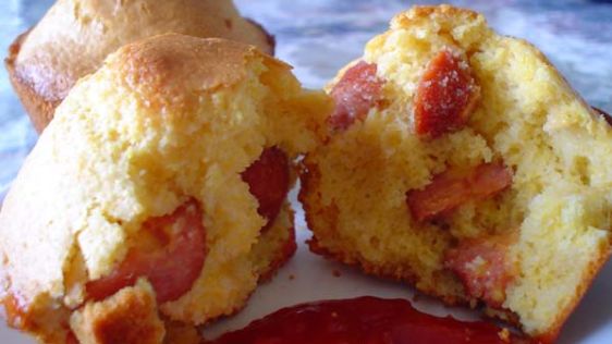 Easy And Quick Corn Dog Muffins recipe