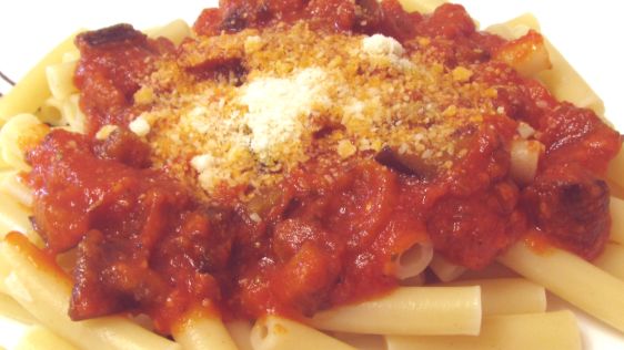 Penne With Eggplant Aubergine recipe