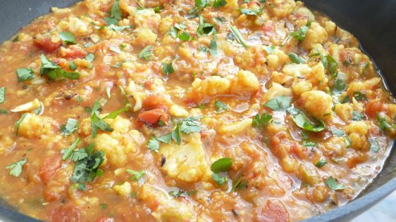 Cauliflower Red Lentil Curry recipe