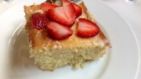 Easy Tres Leches Sheet Cake recipe