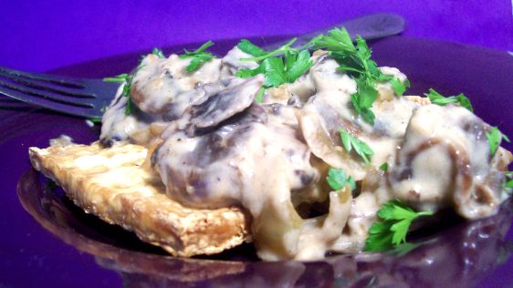 Baked Tofu With Mushroom Gravy recipe