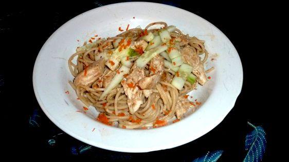 Cold Sesame Noodles With Shredded Chicken recipe
