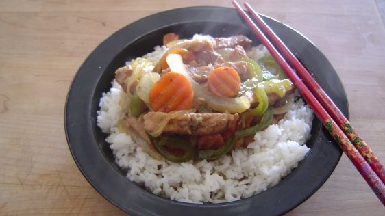 Honey Pork Oriental recipe