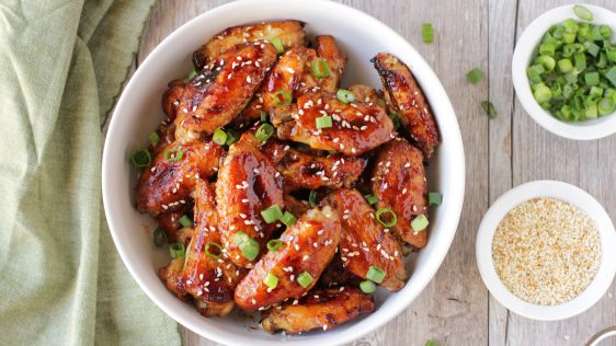 Sticky Sesame Chicken Wings recipe