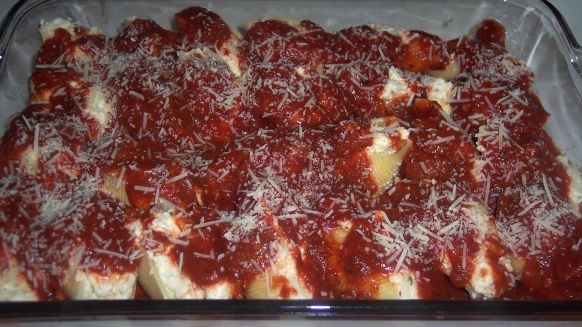 Cheese Filled Jumbo Shells recipe