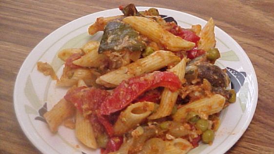 Baked Penne With Roasted Vegetables Courtesy Giada De La recipe