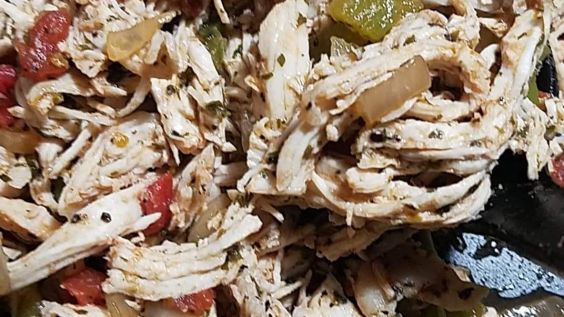 Shredded Chicken For Enchiladas Tostadas Tacos recipe