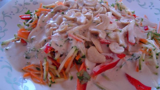 Pine Nut Alfredo Veggie Noodles recipe