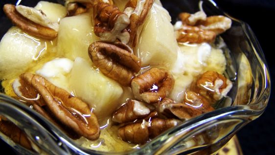 Honeyed Banana Nut Yogurt recipe
