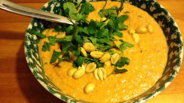 African Peanut Chicken Soup recipe
